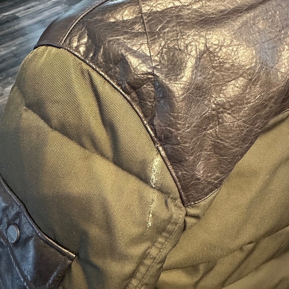 NWT Andrew Marc Ainsworth Leather Trimmed Puffer Jacket - Picture 13 of 13